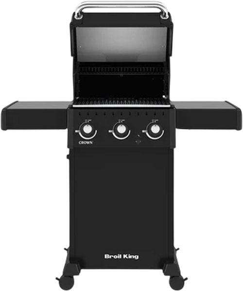 Broil King® Crown™ 310 3-Burner Black Freestanding Liquid Propane Grill-1
