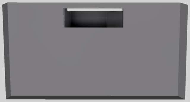 Vent-A-Hood® K Series 36" Gunsmoke Wall Mounted Liner Insert-2