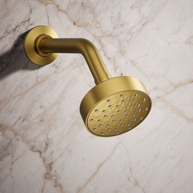 KOHLER® Awaken® G90 Vibrant Brushed Moderne Brass 1.75 GPM Single-Function Showerhead-1