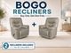Mia Stone 2 Piece BOGO Rocking Recliner Set-0