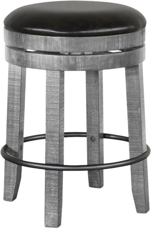 Sunny Designs™ Alpine Gray 24" Swivel Stool-0
