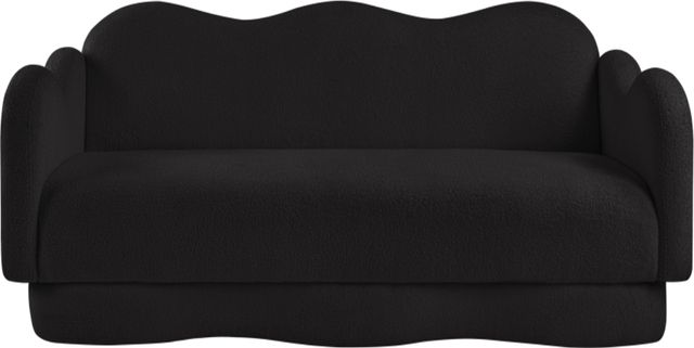 Meridian Furniture Bloom Black Upholstered Sofa-1