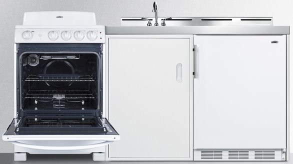 Summit® 72" White All-In-One Kitchenette-4