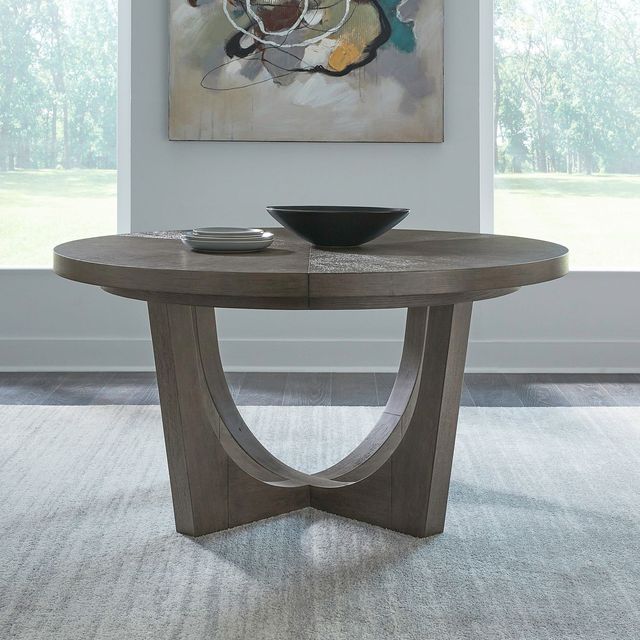 Liberty Furniture Cascade Falls Satin Espresso Pedestal Dining Table-1