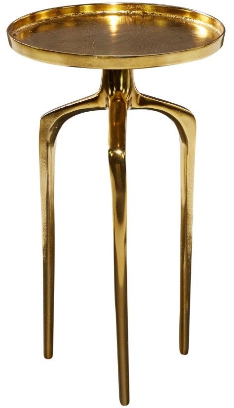 Deco Marche Gold 13'' Accent Table-1
