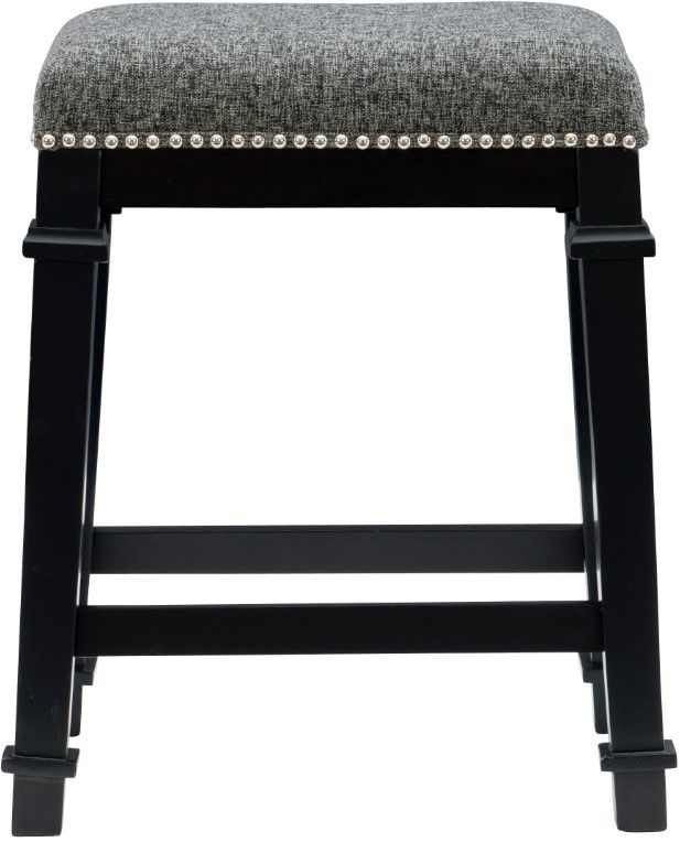 Linon Kennedy Black Counter Stool-2