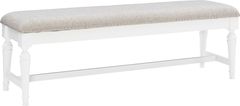 Powell® Hayes Beige/White Bench