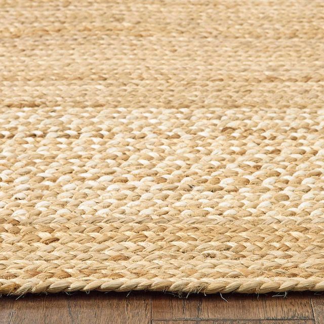 LR Home Classic Jute Natural 5'x8' Area Rug-2