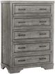 Westwood Design Foundry Brushed Pewter 5-Drawer Chest-0