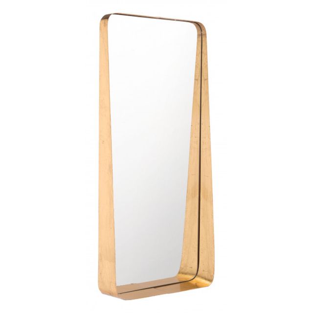 Zuo® Modern Gold Tall Mirror-0