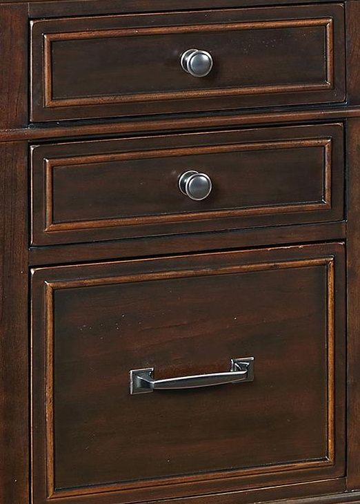 Aspenhome® Weston Brown Ale 66" Credenza Desk-3