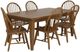 Liberty Furniture Treasures 7-Piece Rustic Oak Dining Set-0
