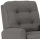 Flexsteel® Devon Gray Power Rocking Recliner with Power Headrest-1