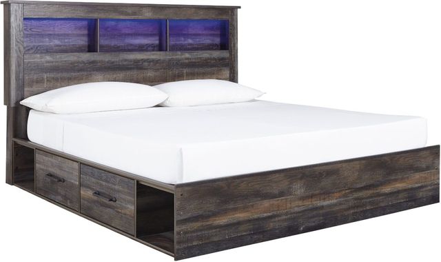 Signature Design by Ashley® Drystan 5-Piece Multi King Bookcase Bed Set-1