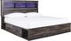 Signature Design by Ashley® Drystan 5-Piece Multi King Bookcase Bed Set-1