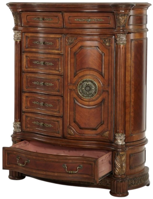 Michael Amini® Villa Valencia Classic Chestnut Gentleman's Chest-3
