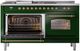 Ilve® Nostalgie II Series 60" Emerald Green Pro Style Dual Fuel Range-2