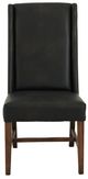 International Furniture Direct Riverwood Black/Brown Dining Side Chair-2