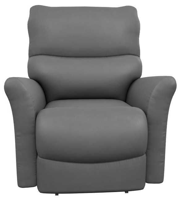 La-Z-Boy® Rowan Graphite Leather Power Wall Recliner with Headrest and Lumbar-1