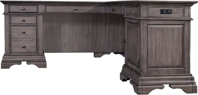 aspenhome® Sinclair Ash Gray L-Shaped Desk-3