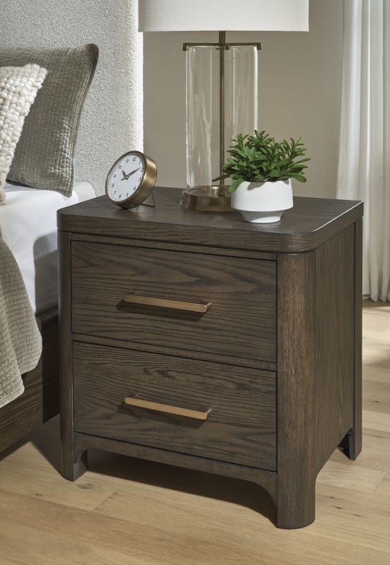 Signature Design by Ashley® Darimore Burnished Brown Nightstand-1