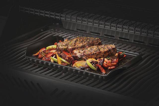 Napoleon Black Ceramic Roasting Pan and Beer Can Chicken Roaster-1