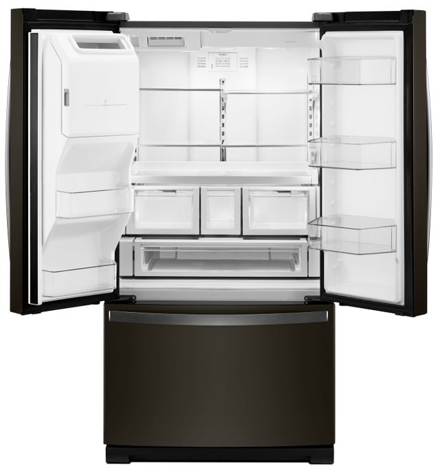 Whirlpool® 36 in. 26.8 Cu. Ft. Black Stainless Steel French Door Refrigerator-12