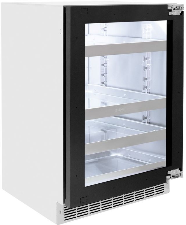 ZLINE Touchstone 24" 5.2 Cu. Ft. Panel Ready Beverage Center with Glass Door-3