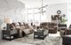Signature Design by Ashley® Stoneland 3-Piece Fossil Living Room Set with Reclining Sofa-4