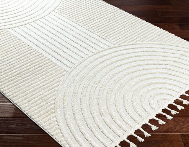 Surya Nora Cream/Light Gray 5'x7' Area Rug-4