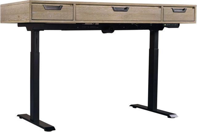 aspenhome® Harper Point Bleached Khaki 60" Lift Desk-2