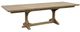 Bernards Tarrington Cashew Trestle Dining Table with Extension Leaf-0