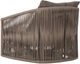 Four Hands Porto Ellor Brown/Khaki Olefin/Polypropylene Outdoor Swivel Chair-4