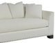 Fairfield® Customizable Urban Living Clipped Arm Sofa with Multi-Pillow Back and Wooden Legs-2