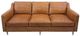 YHD Easton Brown Leather Sofa-4