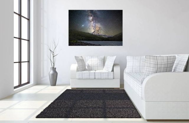 Classy Art Starry Mountain Wall Art-3