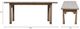 Nest Home Collections Cannon Falls Old Wood 96" Rectangular Dining Table-3