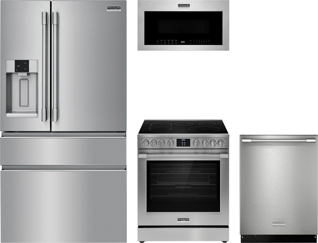 Frigidaire Professional® 4 Piece Stainless Steel Kitchen Package 