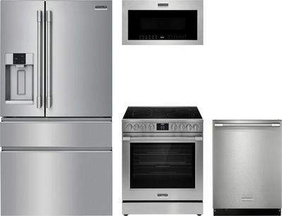 Frigidaire Professional 4-Piece Stainless Steel Kitchen Package 