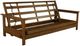 Kodiak Furniture Emily Brownstone/Monte Toro Pistachio Full Futon Frame with Mattress-4
