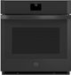 GE® 27" Black Single Electric Wall Oven-0