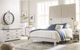 Signature Design by Ashley® Shawburn 5-Piece Whitewash Queen Panel Headboard Bed Set-5