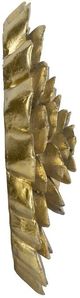 A & B Home 6-Piece Gold Succulent Wall Plaque Set-3