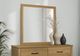 Monarch Specialties Inc. Medium Oak Wall Mirror-1