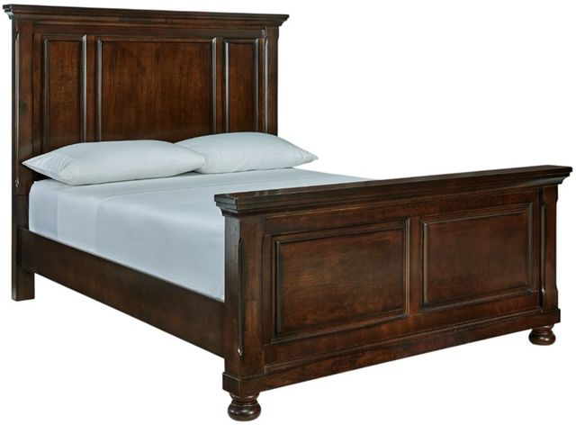 Millennium® by Ashley® Porter Rustic Brown Queen Panel Bed-1
