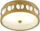 Currey & Company Go-Go Brass Flush Mount Lighting-1