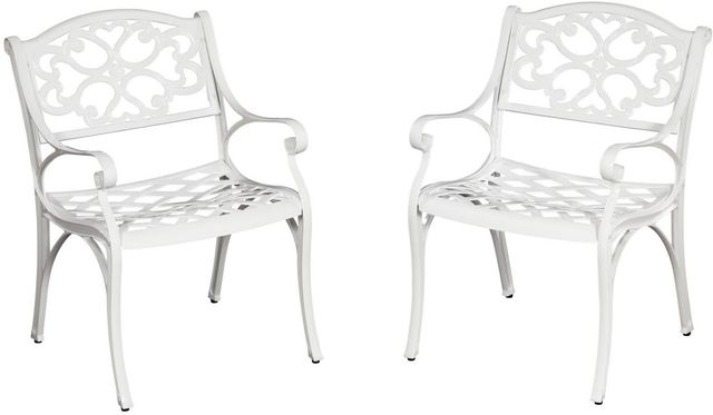 homestyles® Sanibel 5-Piece White Outdoor Dining Set-3