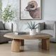 Uttermost® Tiernan Natural Reclaimed Oak Round Coffee Table-2