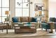 Kincaid Furniture Modern Forge Sandy Brown Coffee Table with Black Frame-2
