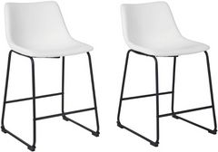 Signature Design by Ashley® Centiar White Counter Stool